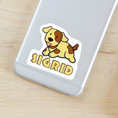 Sticker Hund Sigrid Notebook Image