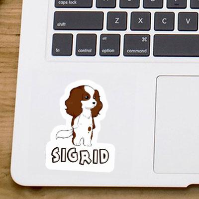 Sigrid Sticker Cavalier King Charles Spaniel Laptop Image