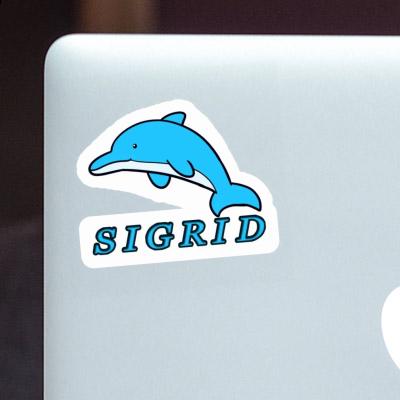 Sticker Delphin Sigrid Laptop Image
