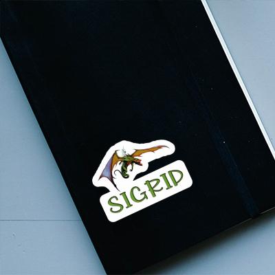 Dragon Sticker Sigrid Notebook Image