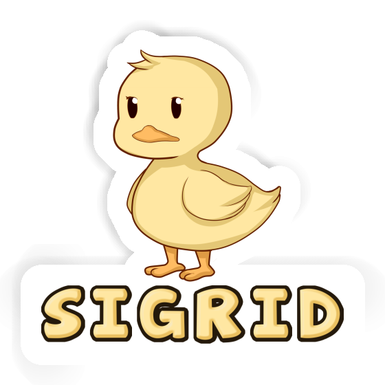 Sigrid Sticker Duck Laptop Image