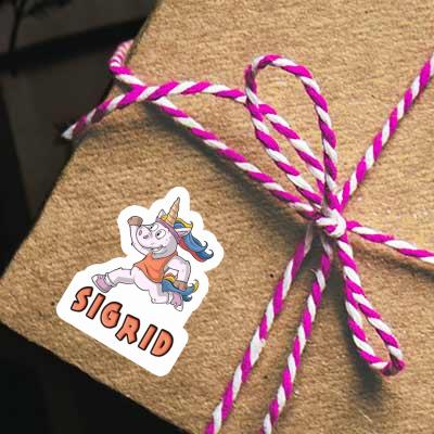 Aufkleber Läuferin Sigrid Gift package Image