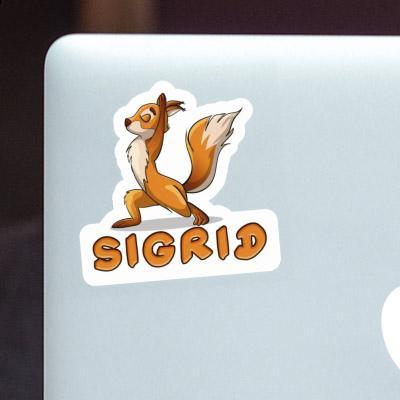 Sigrid Sticker Yoga Squirrel Notebook Image