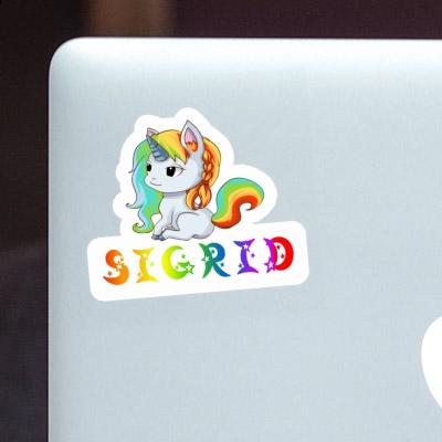Sigrid Sticker Unicorn Laptop Image