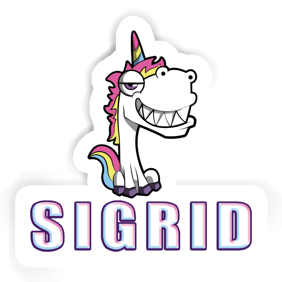 Sticker Sigrid Unicorn Laptop Image