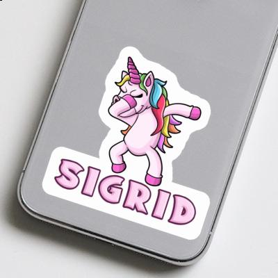 Dabbing Unicorn Sticker Sigrid Image
