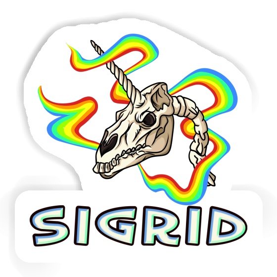 Unicorn Skull Sticker Sigrid Image