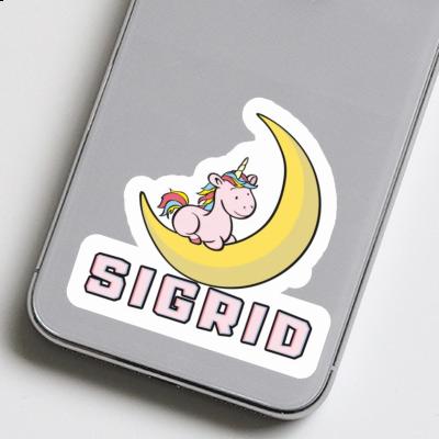 Sigrid Sticker Moon Unicorn Notebook Image