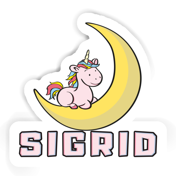 Sigrid Sticker Moon Unicorn Laptop Image