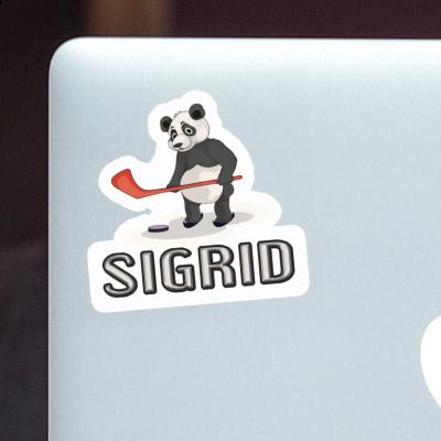 Sticker Ice Hockey Panda Sigrid Image