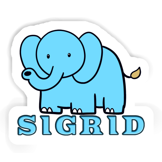 Sigrid Sticker Elefant Laptop Image