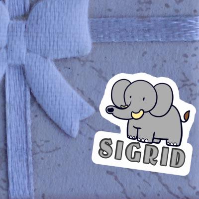 Elephant Sticker Sigrid Image