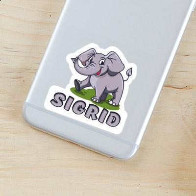 Elefant Aufkleber Sigrid Image
