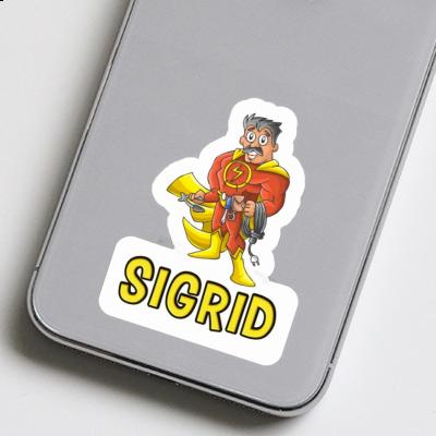 Sticker Sigrid Electrician Notebook Image