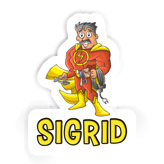 Sticker Sigrid Electrician Gift package Image