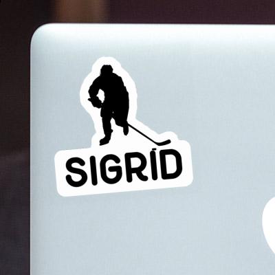 Aufkleber Sigrid Eishockeyspieler Image