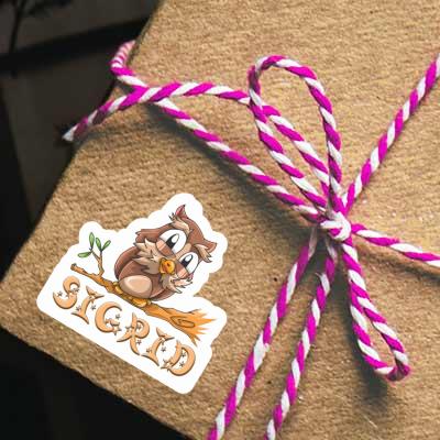 Sigrid Sticker Owl Notebook Image