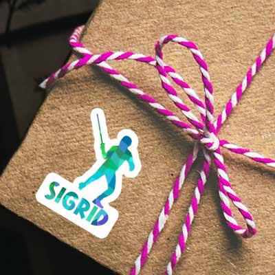 Sticker Fencer Sigrid Gift package Image