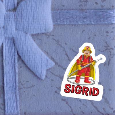 Feuerwehrmann Sticker Sigrid Laptop Image