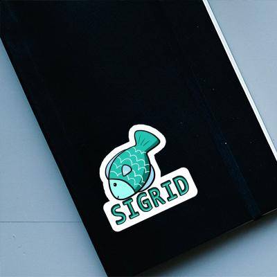 Fish Sticker Sigrid Notebook Image