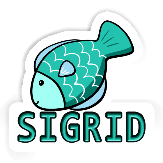 Fish Sticker Sigrid Laptop Image