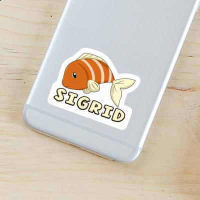Fish Sticker Sigrid Laptop Image