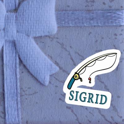 Angelrute Sticker Sigrid Notebook Image