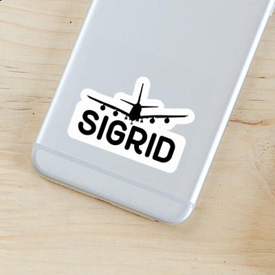 Aufkleber Sigrid Flugzeug Gift package Image