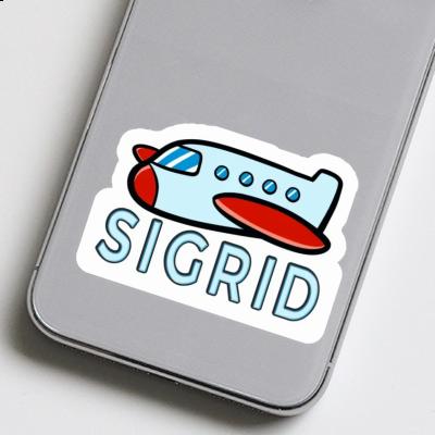 Sticker Airplane Sigrid Gift package Image