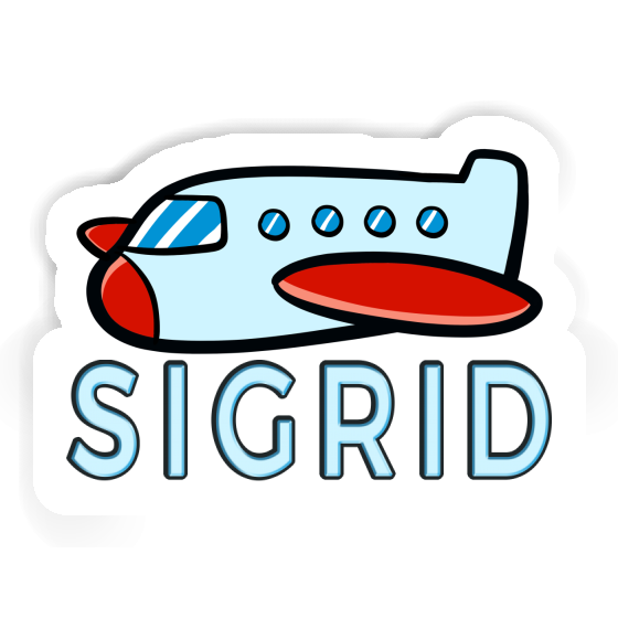 Sticker Airplane Sigrid Image