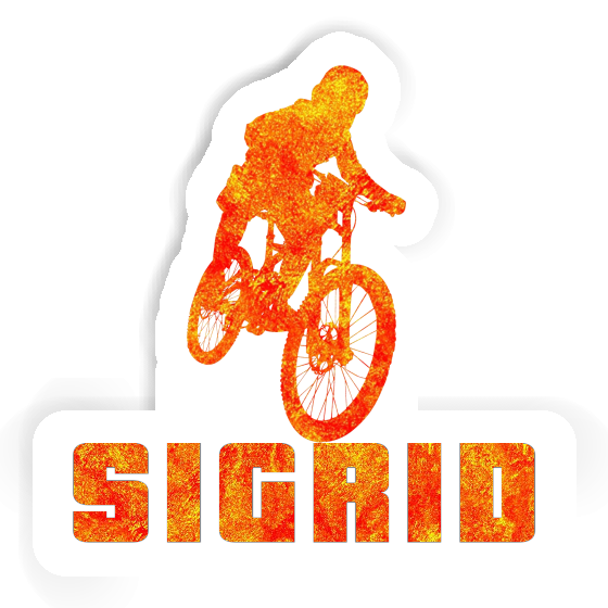 Sticker Freeride Biker Sigrid Notebook Image