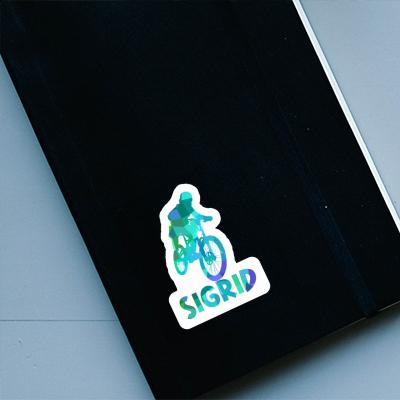 Sigrid Sticker Freeride Biker Image