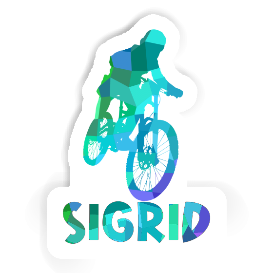 Freeride Biker Sticker Sigrid Notebook Image