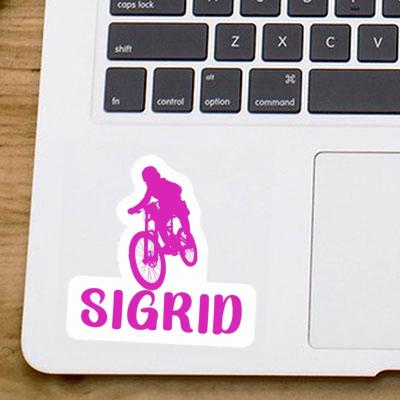 Aufkleber Sigrid Freeride Biker Image
