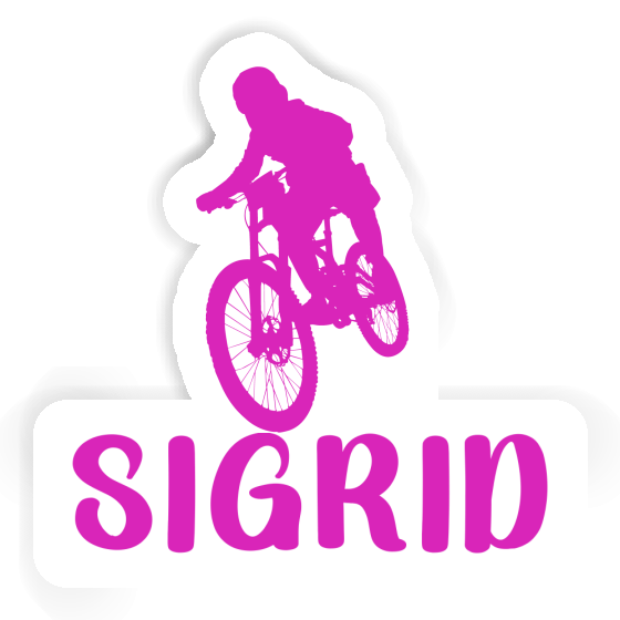 Freeride Biker Sticker Sigrid Notebook Image