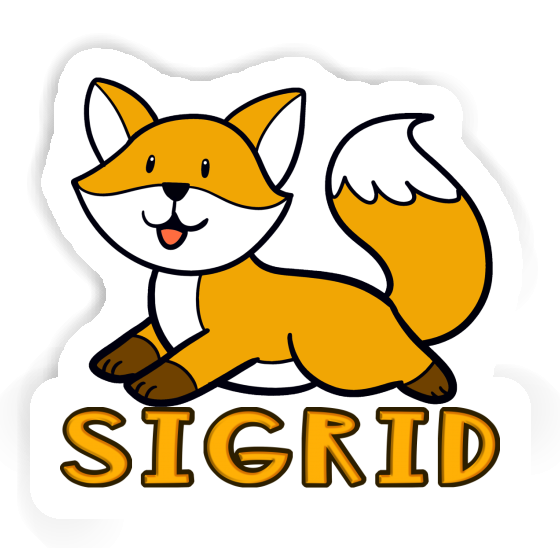 Sticker Sigrid Fox Laptop Image