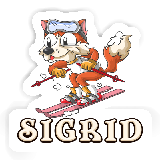 Fox Sticker Sigrid Notebook Image