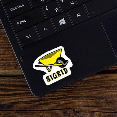 Sigrid Sticker Wheelbarrow Laptop Image