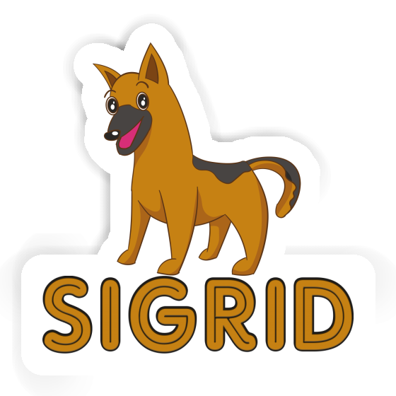 Sigrid Aufkleber Hirtenhund Laptop Image
