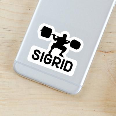 Weightlifter Sticker Sigrid Image