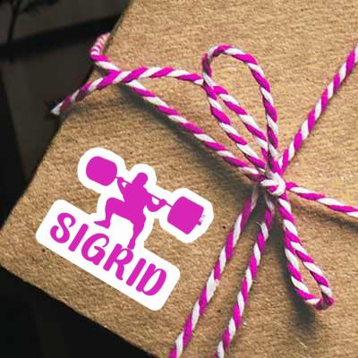 Gewichtheberin Sticker Sigrid Image