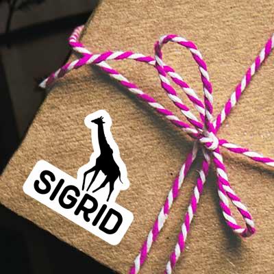 Autocollant Sigrid Girafe Notebook Image