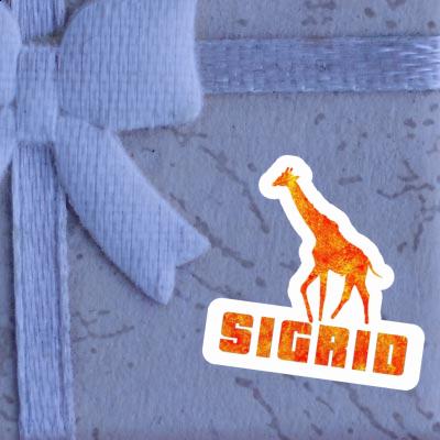 Sticker Sigrid Giraffe Laptop Image