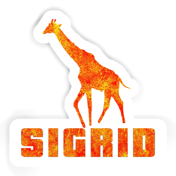 Sticker Sigrid Giraffe Image