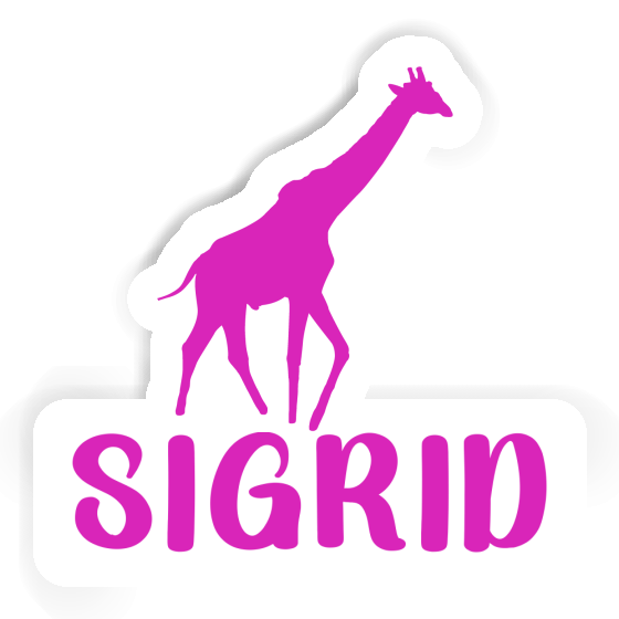 Sticker Sigrid Giraffe Gift package Image