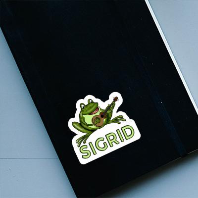 Gitarrenfrosch Sticker Sigrid Notebook Image