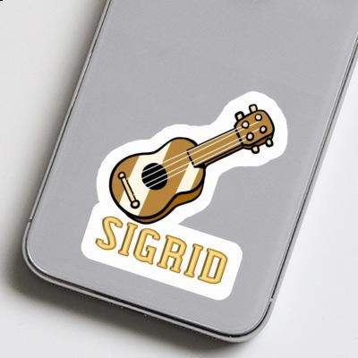 Sigrid Sticker Guitar Notebook Image