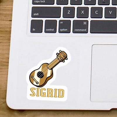 Sigrid Sticker Guitar Image