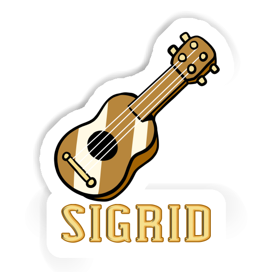 Sigrid Autocollant Guitare Laptop Image