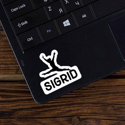 Sigrid Sticker Gymnast Notebook Image